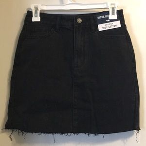 Hollister jean skirt
